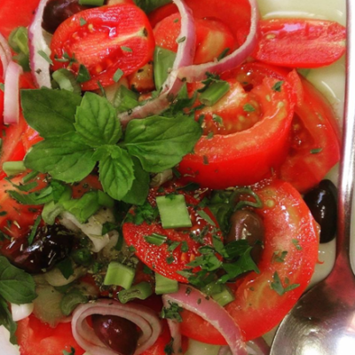 Nostos Restaurant Greek Tomato Salad