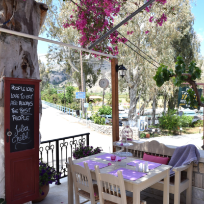 Nostos Restaurant beautiful tables